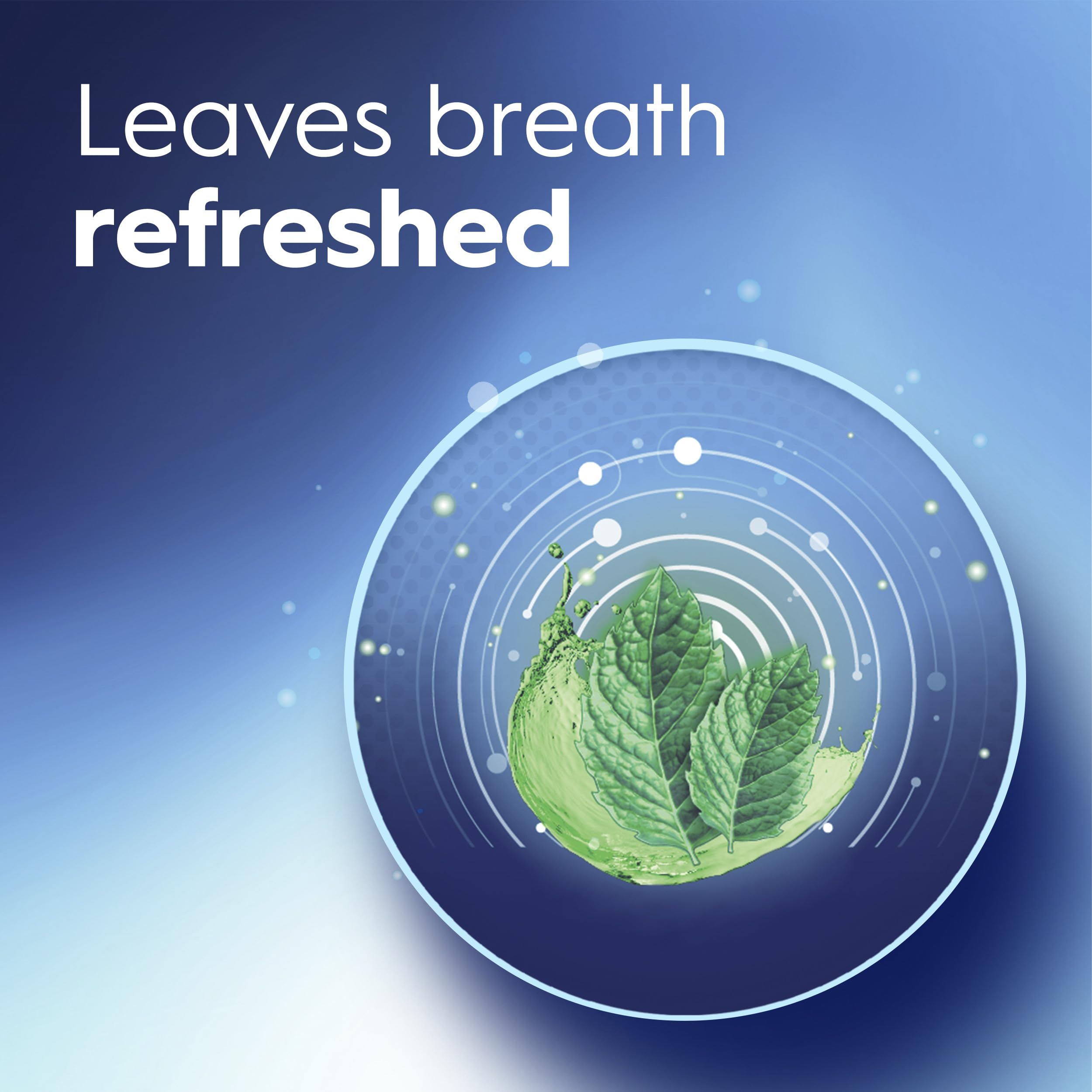 Crest Pro-Health Clinical Mouthwash cap visible for precise dosing.