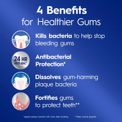Crest Pro-Health Gum Detoxify toothpaste tube back view showing packaging for gum care.