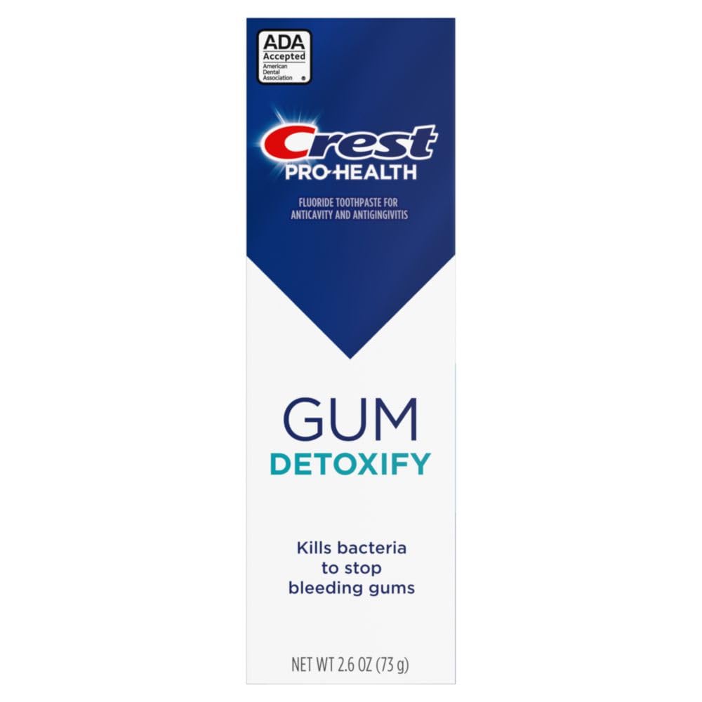 Crest Pro-Health Gum Detoxify enamel protection highlight during brushing.