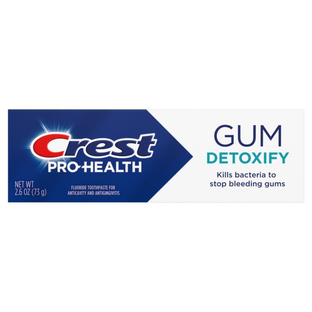 Crest Pro-Health Gum Detoxify close-up of paste texture indicating a deep-clean formula.