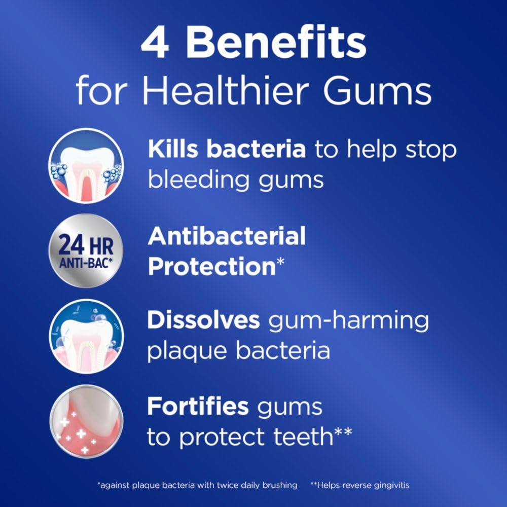 Crest Pro-Health Gum Detoxify Deep Clean image highlights gum health and healing support.