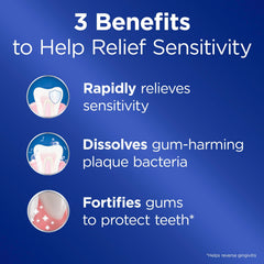 Crest Pro-Health Gum Sensitive tube on counter ready for everyday whitening and protection