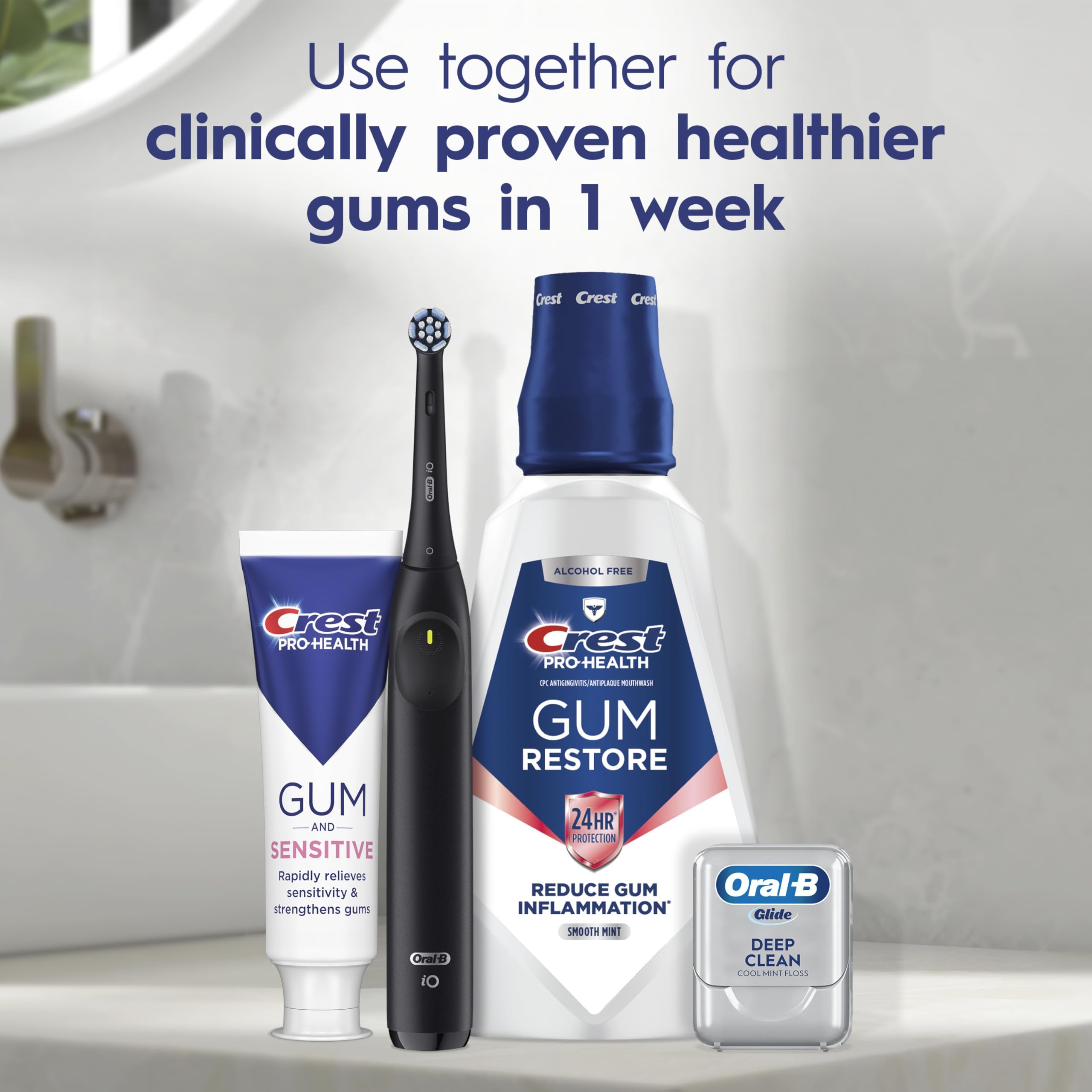 Crest Pro-Health Gum Sensitive twin-pack foil-seal packaging for long-lasting freshness