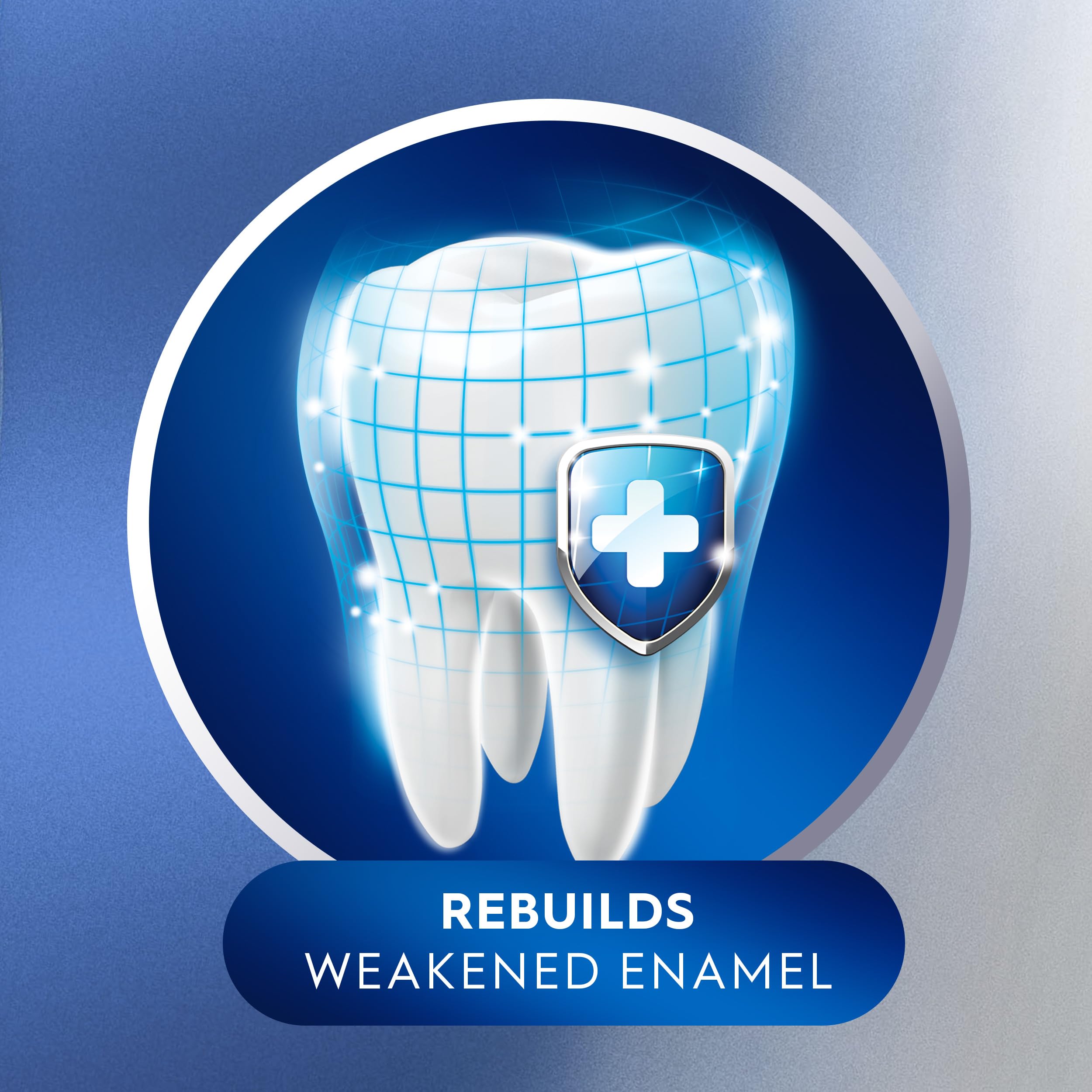 Close-up of Crest Pro-Health cap for easy, measured rinses.