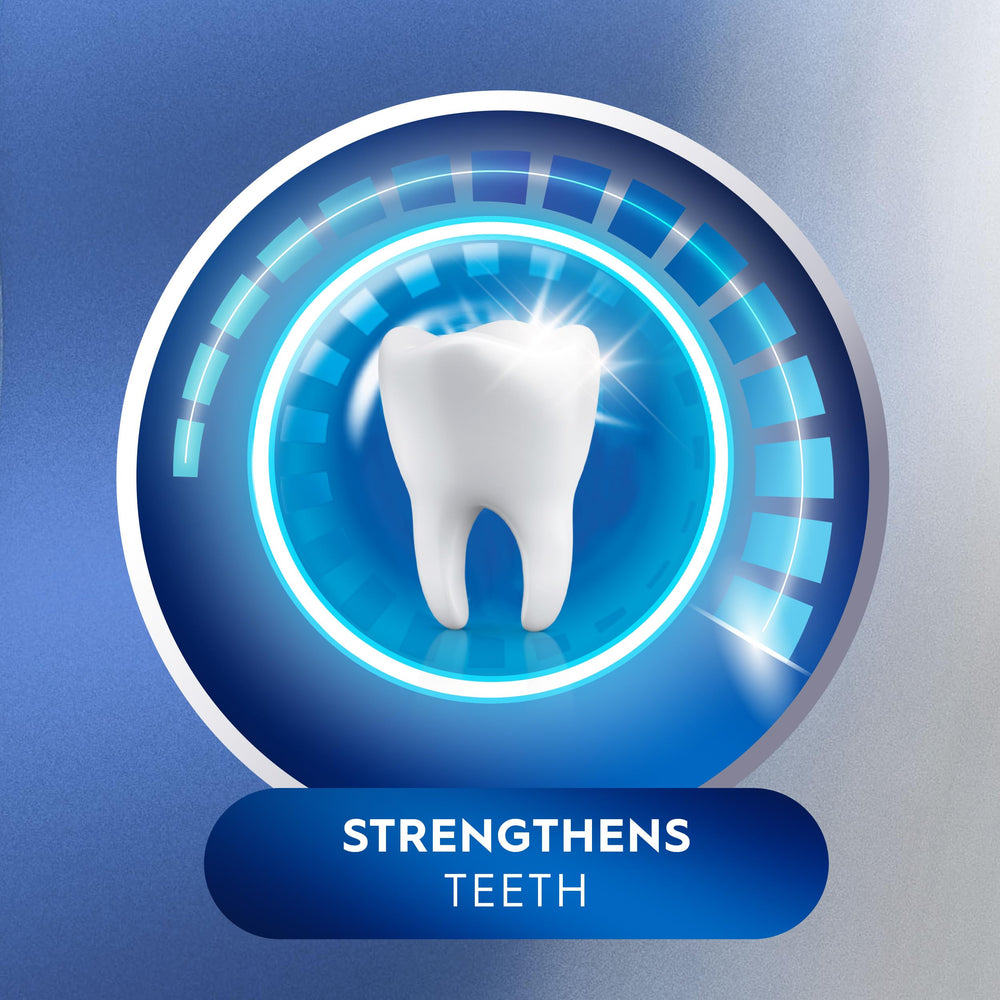 Crest Pro-Health mouthwash provides a fresh breath feel after use.