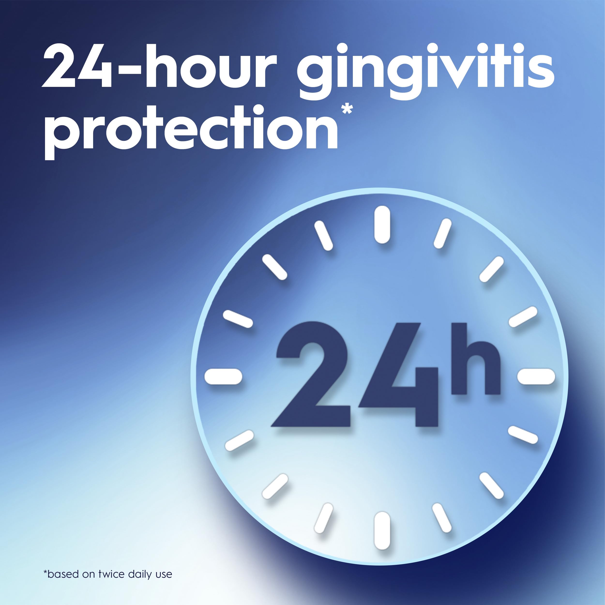 Pouring Crest Pro-Health Mouthwash for a daily gum care routine.