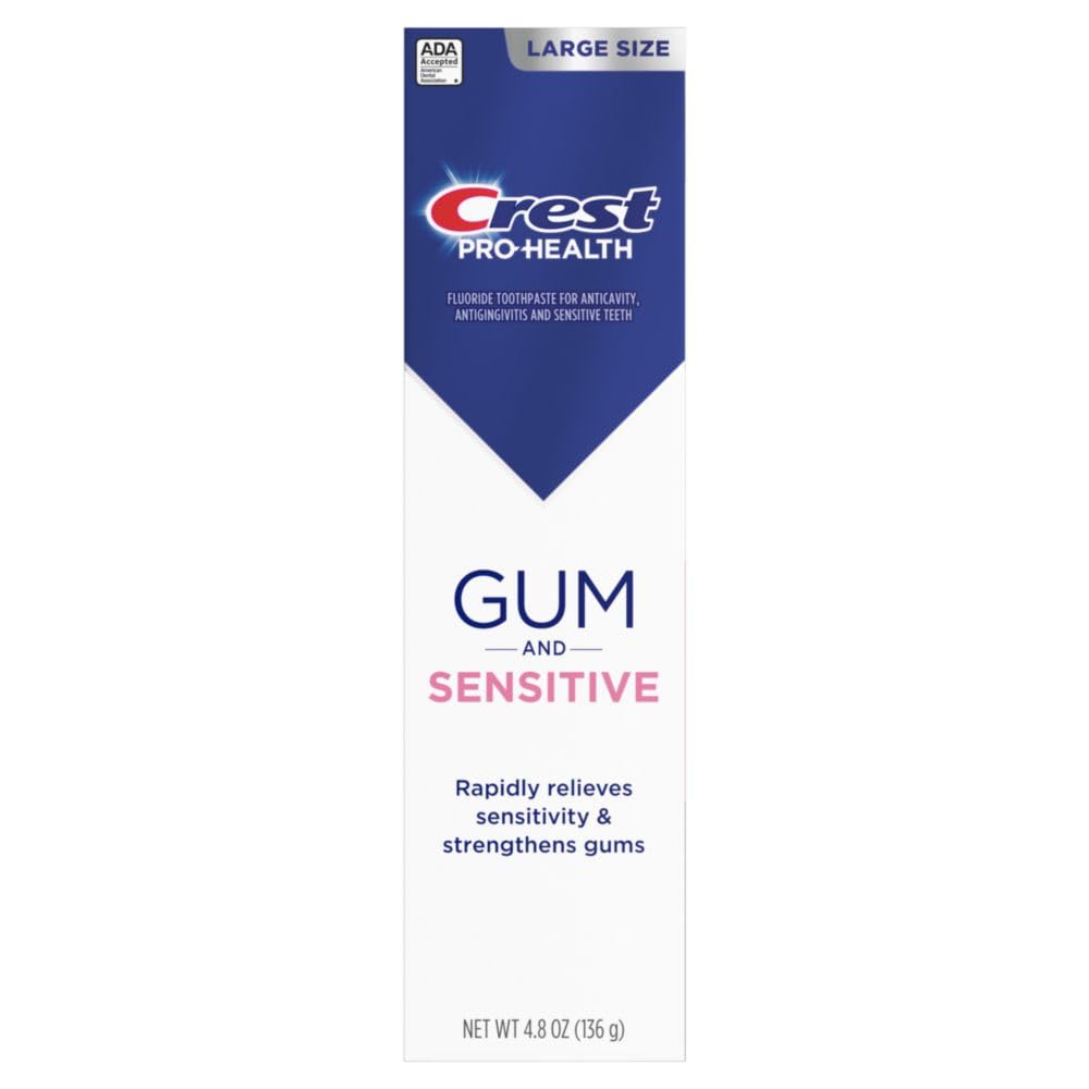 Close-up of Crest Pro-Health gel-like stannous fluoride formula.