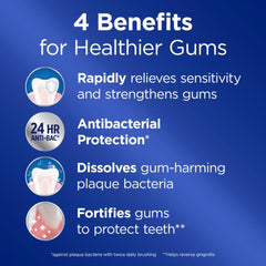 Crest Pro-Health toothpaste packaging front highlights anti-cavity and antibacterial fluoride.
