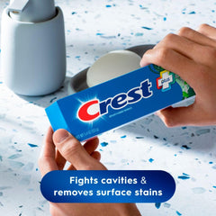 Crest Scope freshness graphic suggests breath stays fresh longer after brushing