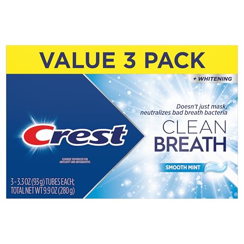 Pack of three Crest tubes ready for family use
