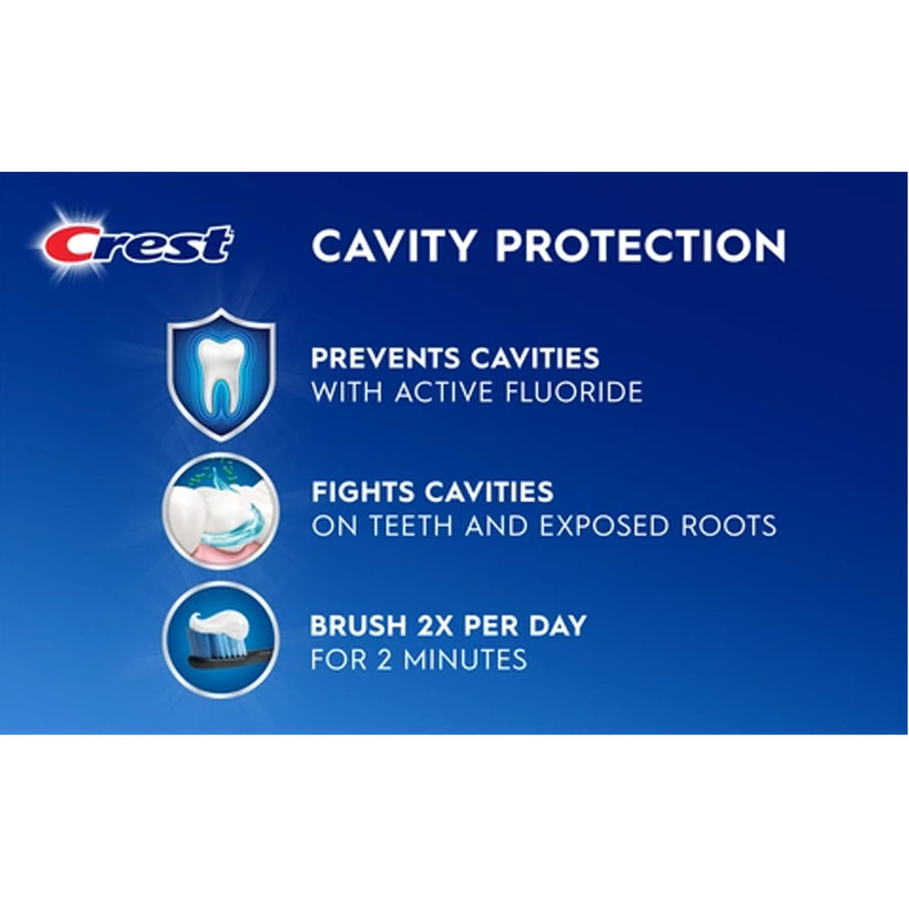 Crest tartar protection in action during brushing