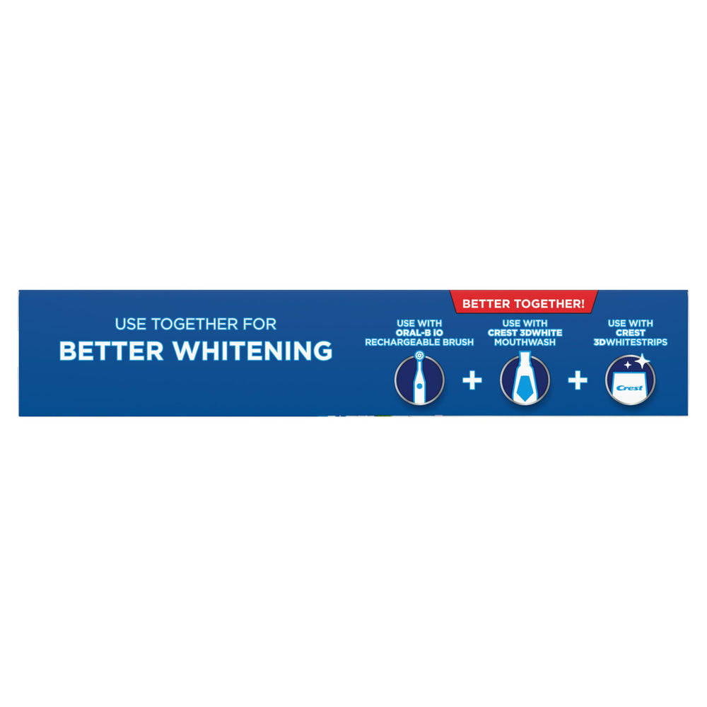 Foaming lather on brush demonstrates effective cleaning with Crest paste.