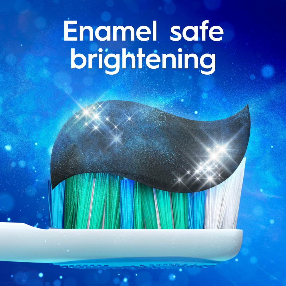 Crest Toothpaste Texture Montage captures smooth paste and gentle whitening feel.