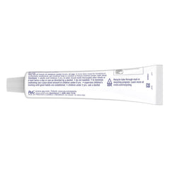 Crest toothpaste front-view tube showcases size and cavity protection feature.