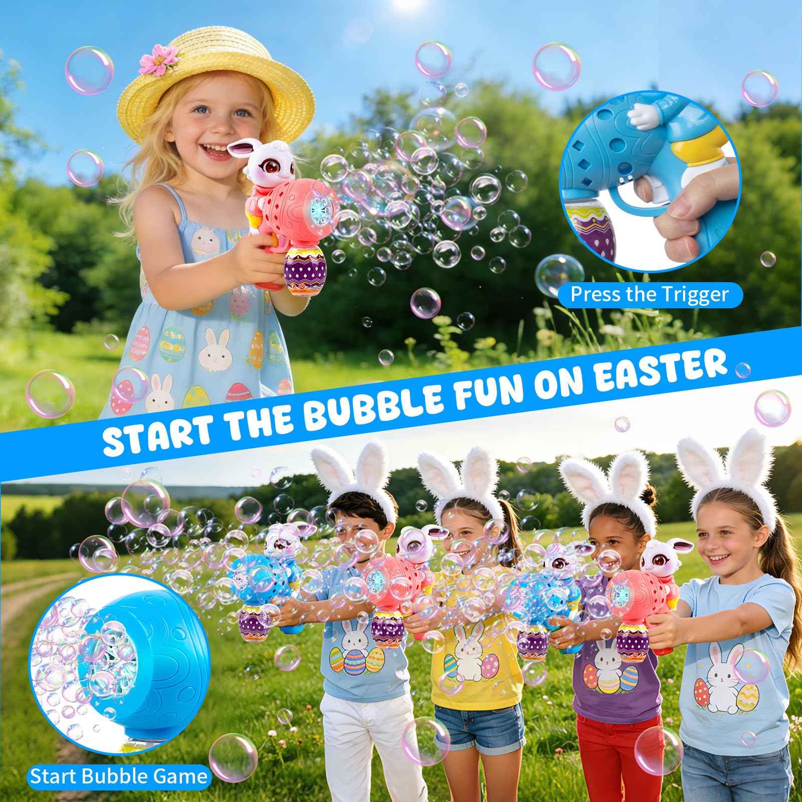 Cretargio 80ml bubble solution bottle for continuous bubble fun outdoors