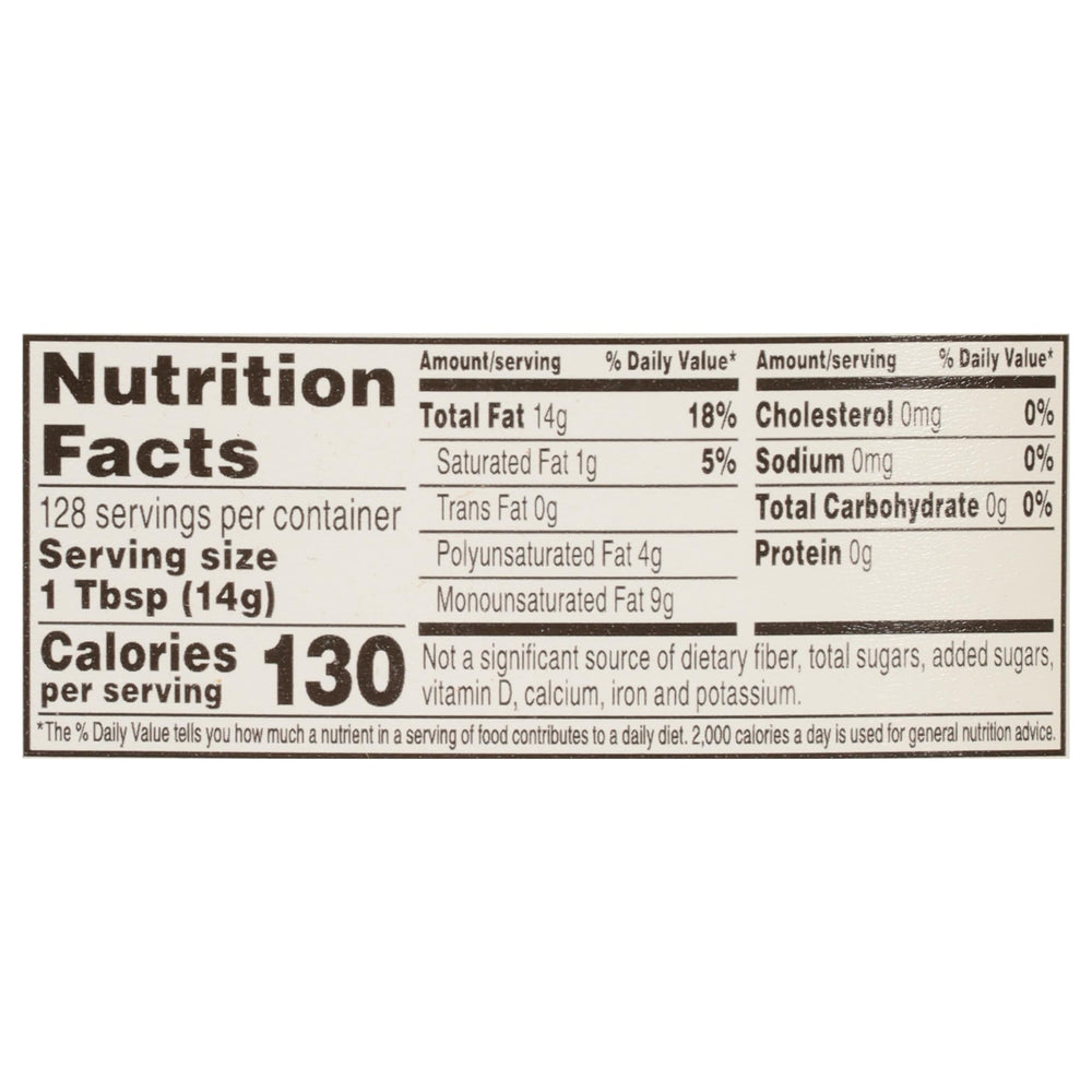 Crisco Pure Canola Oil pour shot, smooth texture for dressings and sautéing.