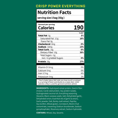 CRISP POWER Everything Protein Pretzels demonstrate a satisfying, crunchy texture for cravings.
