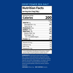 Close-up of CRISP POWER Protein Pretzels texture highlighting crispness
