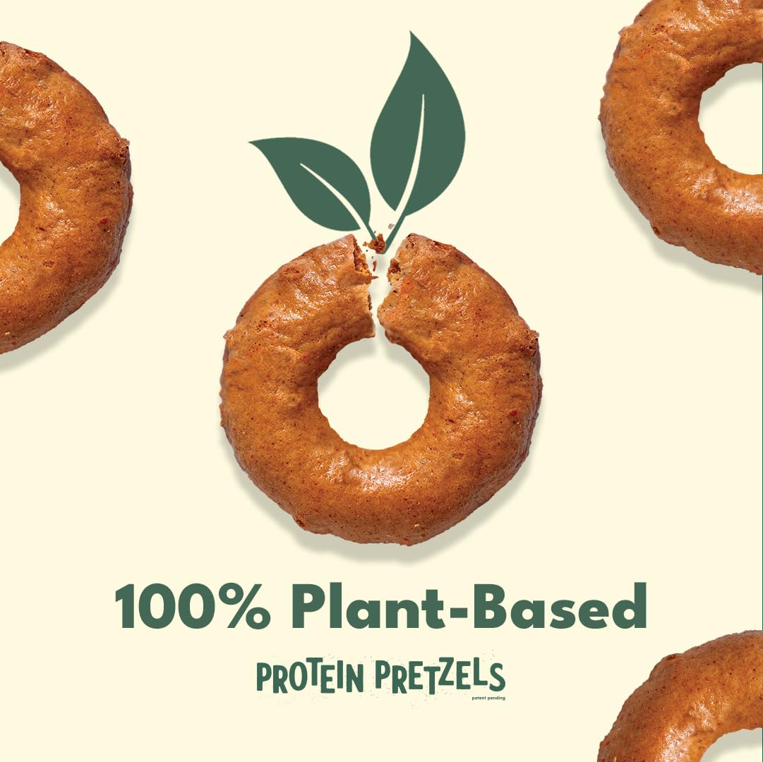 Ingredient-label view of CRISP POWER Protein Pretzels baked recipe