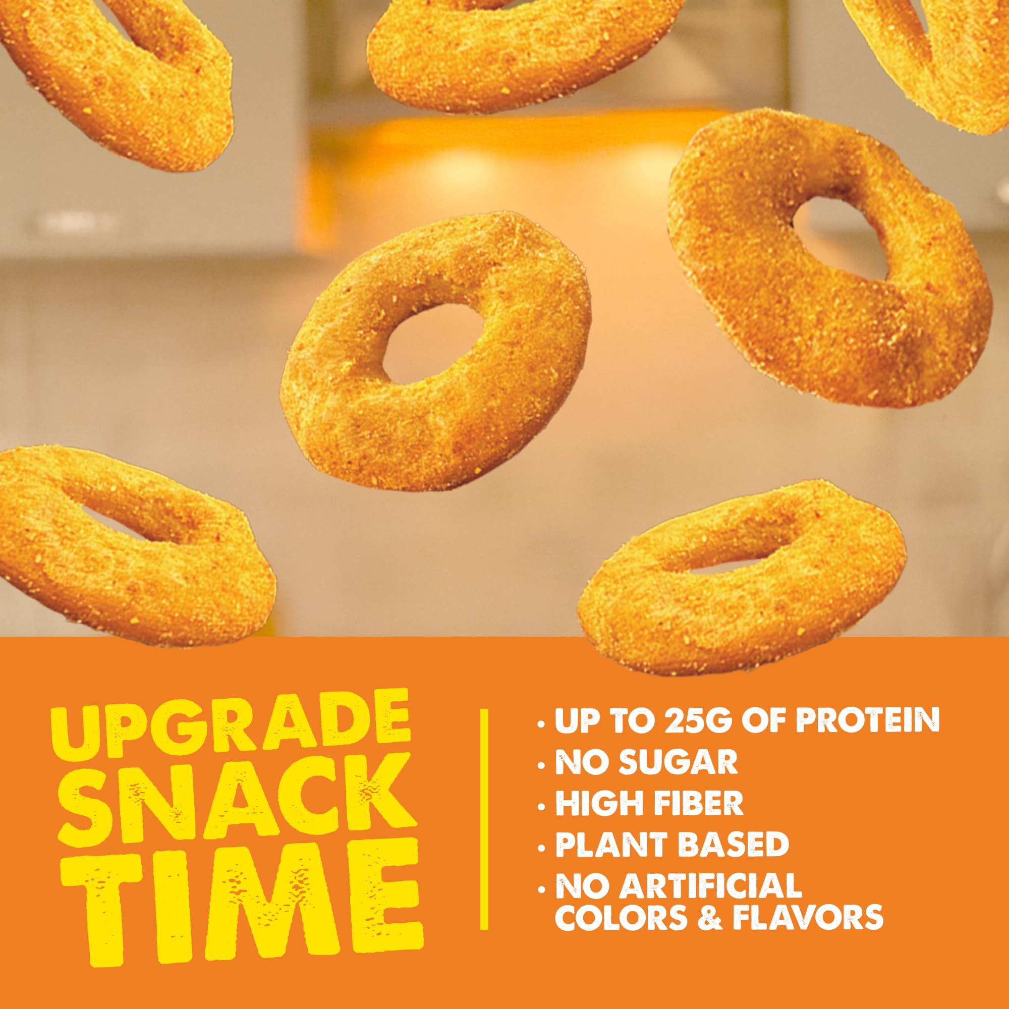 CRISP POWER six-pack box shows convenient snack on the go