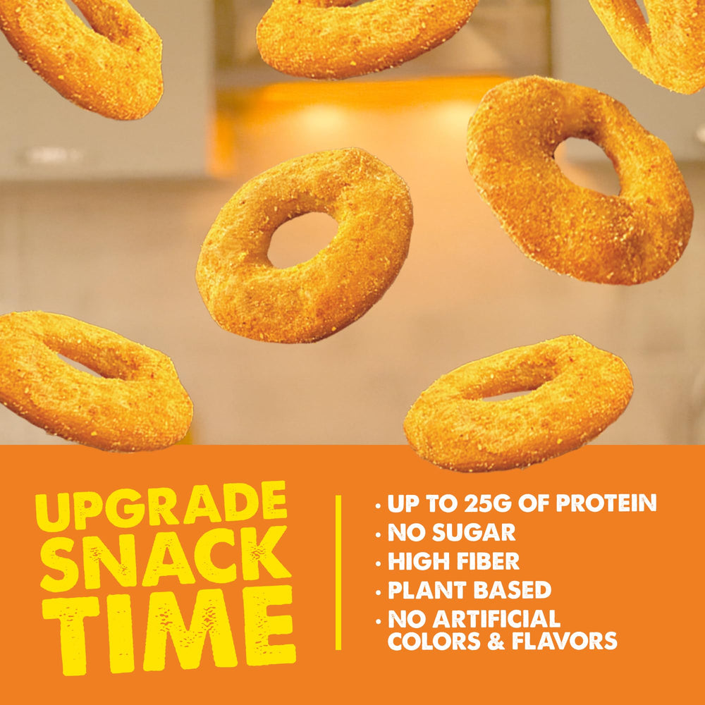 CRISP POWER six-pack box shows convenient snack on the go