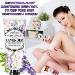 CRISTALBOX cherry blossoms lotion with floral scent and smooth skin