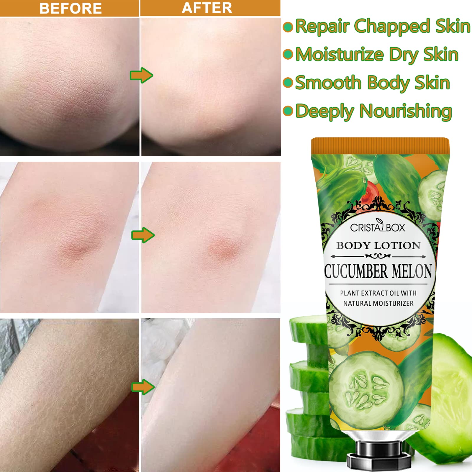 CRISTALBOX passion fruit lotion showing bright fragrance and lasting moisture