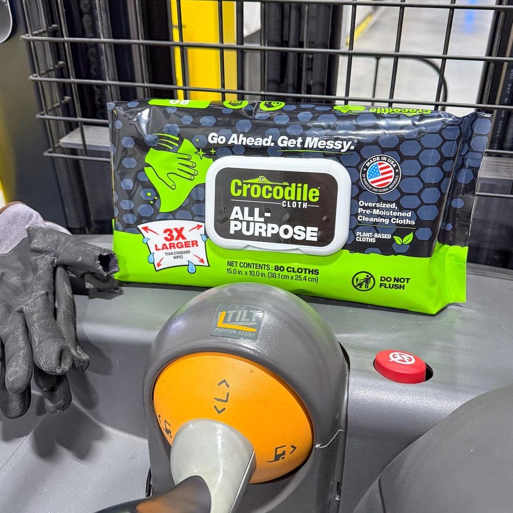 Crocodile Cloth extra-large 15x10 inch wipes ideal for big messes