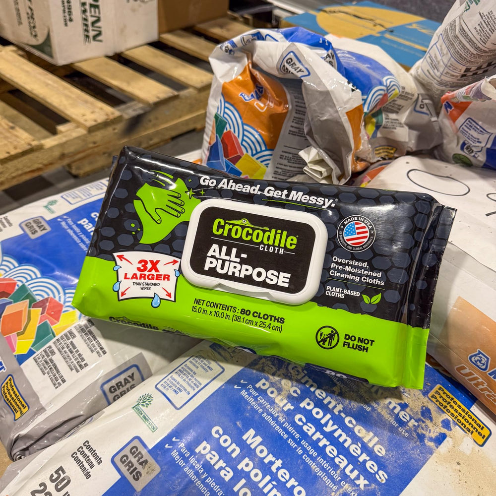 Crocodile Cloth plant-based wipes offer eco-friendly cleaning power