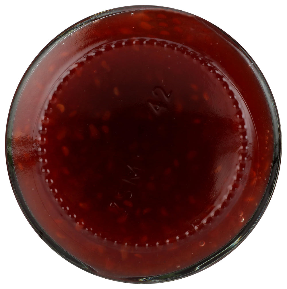 Crofter's Raspberry Spread on a kitchen scene ready to enjoy