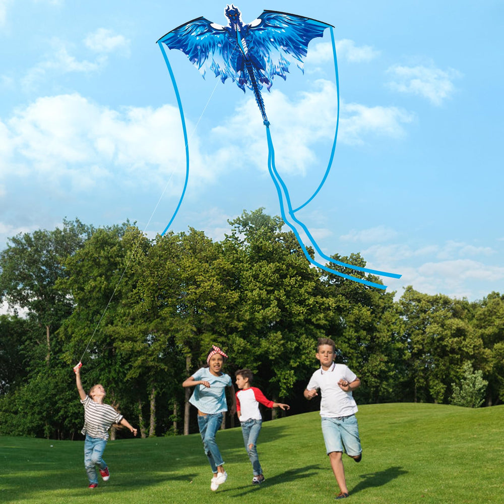 Crogift Dragon Kite high-res patterns display vibrant dragon detailing
