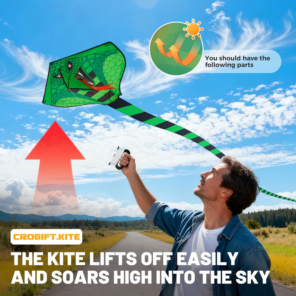 CroGift Kite Assembly Guide simplifies setup for quick fun.