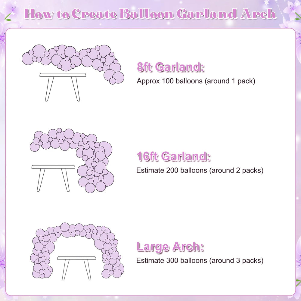 CROSSFINGERS Complete arch kit includes everything needed for easy DIY decoration.