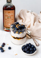 Crown Maple Brown Butter Flavor Syrup drizzle enhances French toast with buttery notes
