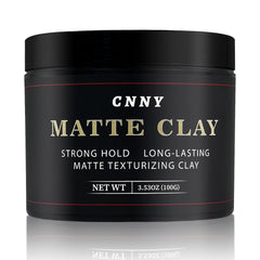 Crownnaturally CNNY matte clay jar for natural hold and textured finish.