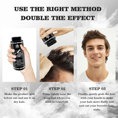 Crownnaturally CNNY powder dispensed for quick styling and grip