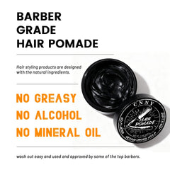 Crownnaturally hair pomade all-hair-types versatility for slick backs or pompadours.