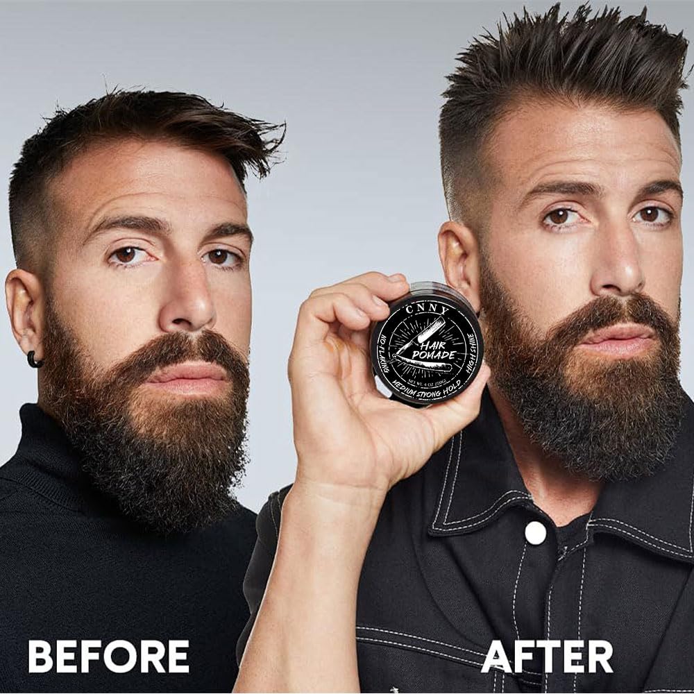 Crownnaturally hair pomade with barber-grade ingredients nourishes while styling.