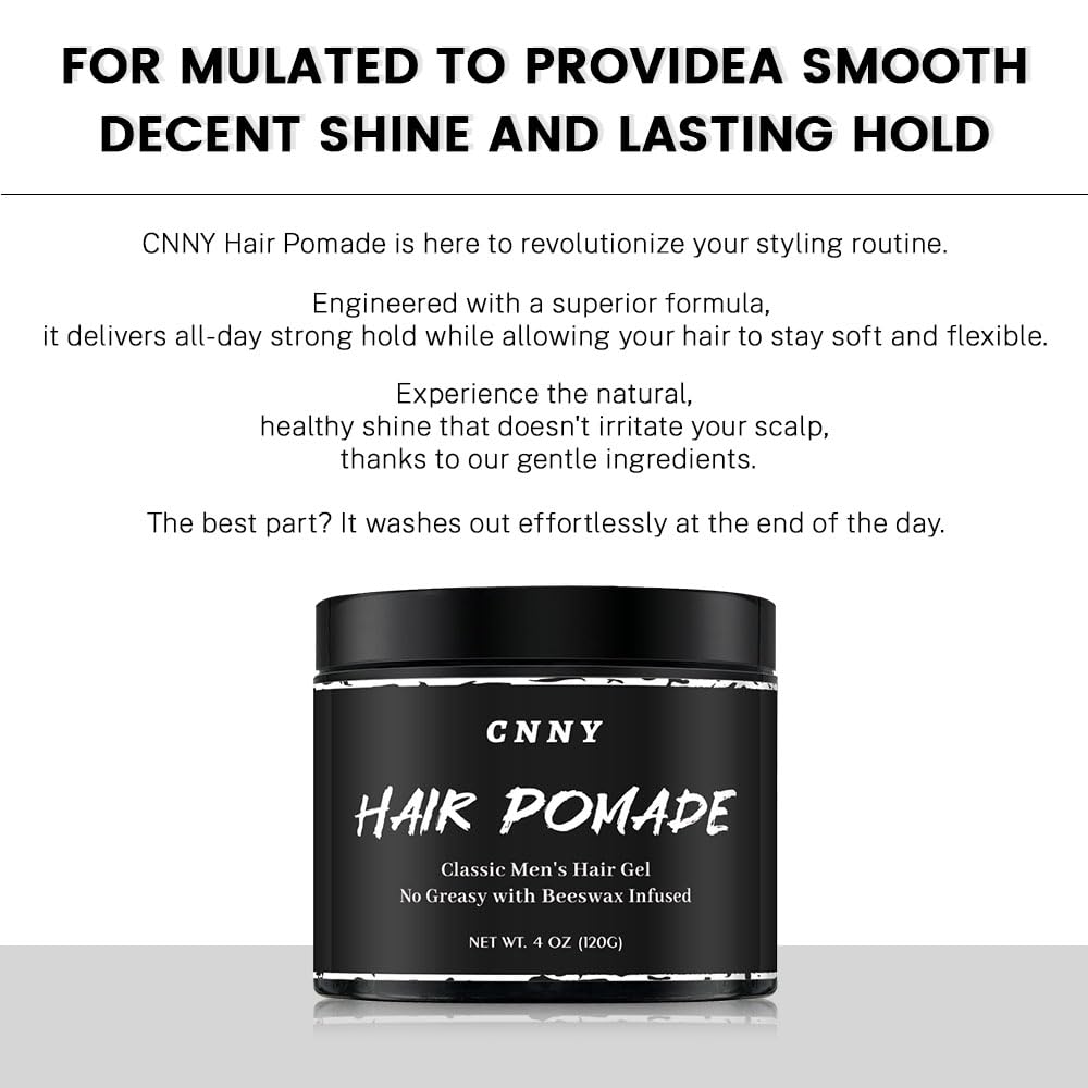 Crownnaturally hair pomade high shine for a polished barber-ready finish.