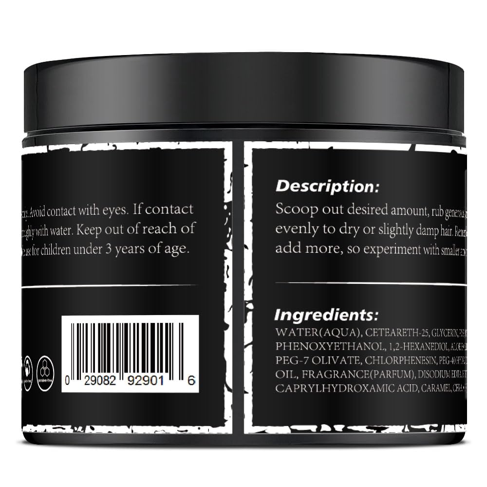 Crownnaturally hair pomade premium formula supports strong hold and glossy finish.