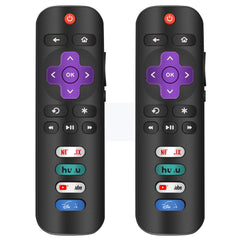 CrsaSwivo Roku replacement remote front view ready to pair and simplify TV control.