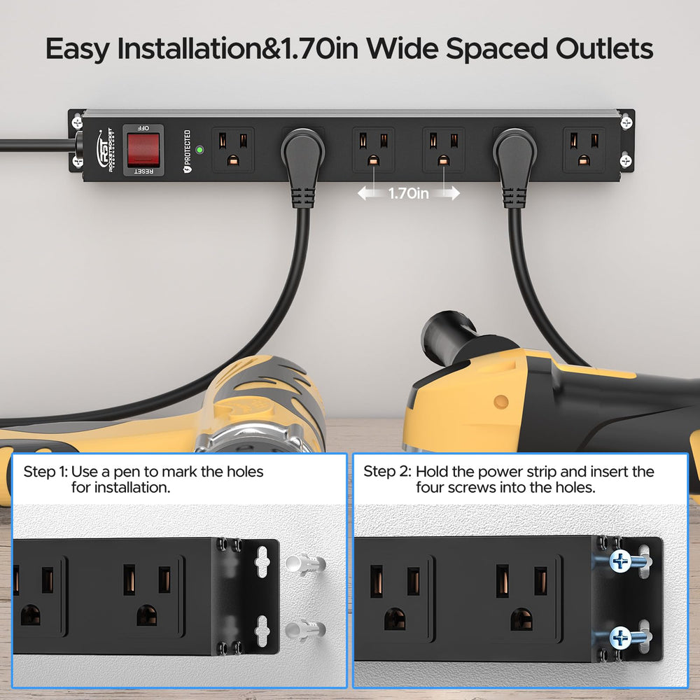CRST 45-degree flat plug fits tight spaces and reduces wall clutter.