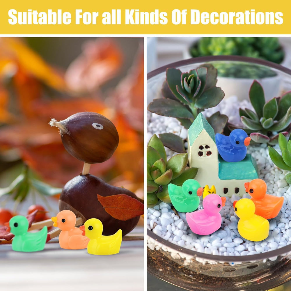 CRTWDMAN mini ducks for DIY crafts and fun accents