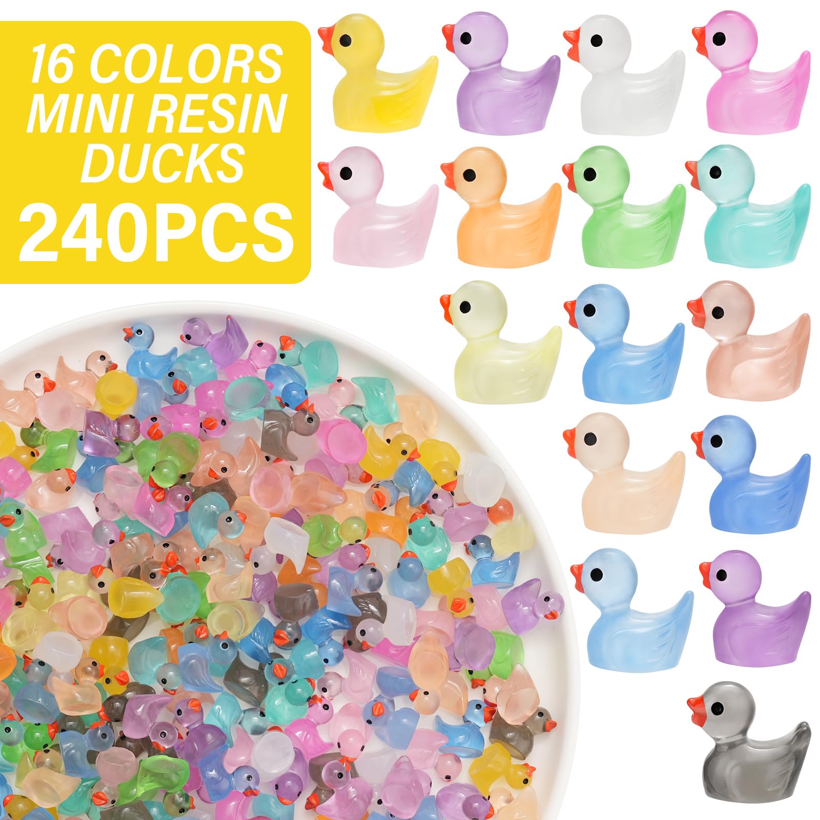 CRTWDMAN 240-piece pack offers diverse colors for creative projects and party favors.