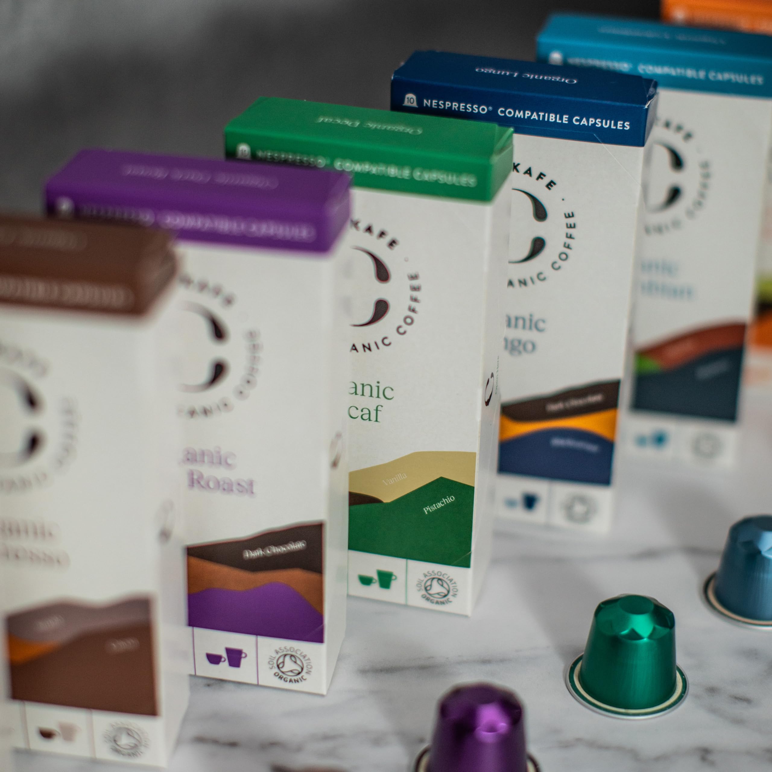 Cru Kafe capsules in a morning cup ritual for a quick, tasty start.
