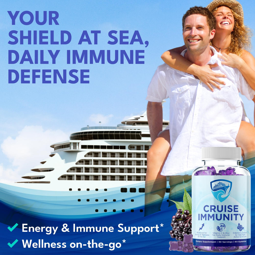 CRUISE IMMUNITY travel packaging ready for cruising adventures