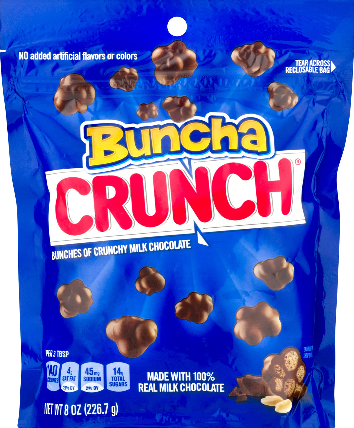Crunch Buncha Crunch milk chocolate with crisped rice, ideal for on-the-go snacking