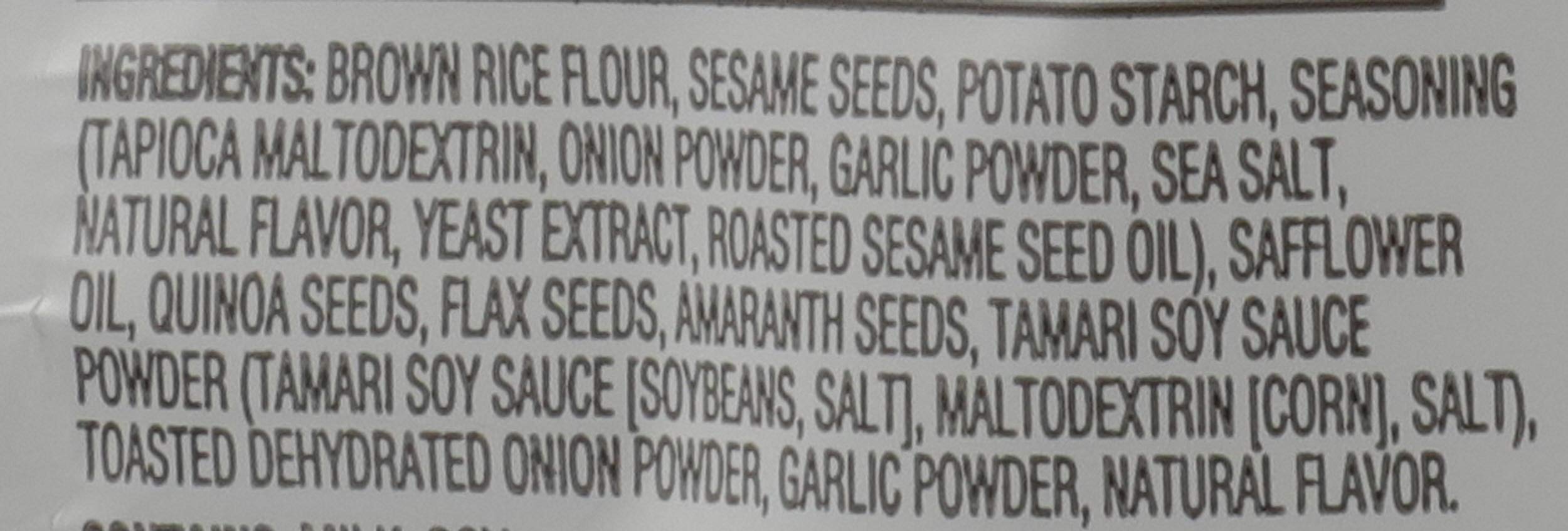 Crunchmaster Multi-Seed Crackers Ultimate Everything, baked not fried texture, crunchy and cholesterol-free.