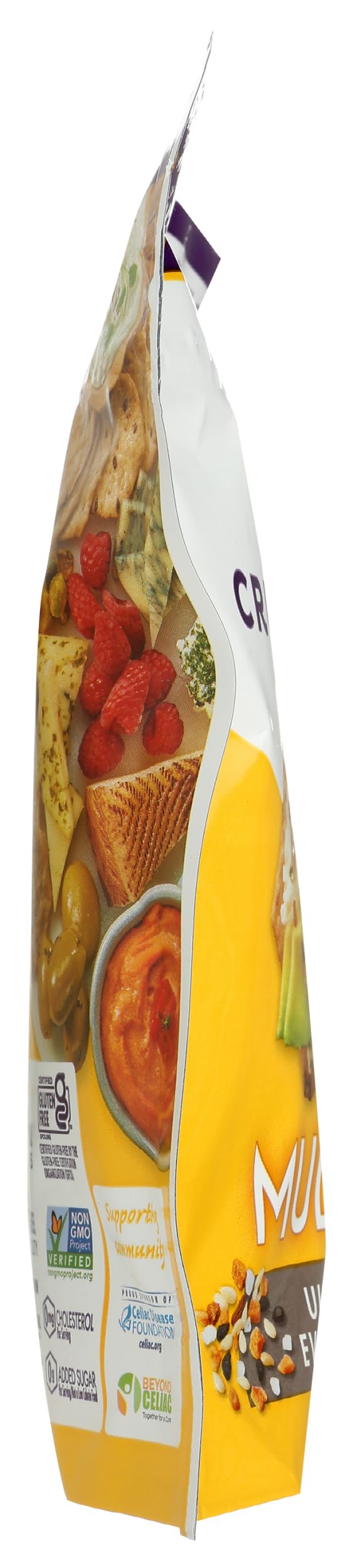 Sesame, quinoa, flax and amaranth blend in Crunchmaster crackers for a nutritious snack.
