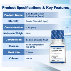 CryoKing saline maintains pH 7.4 for stable, repeatable lab procedures.